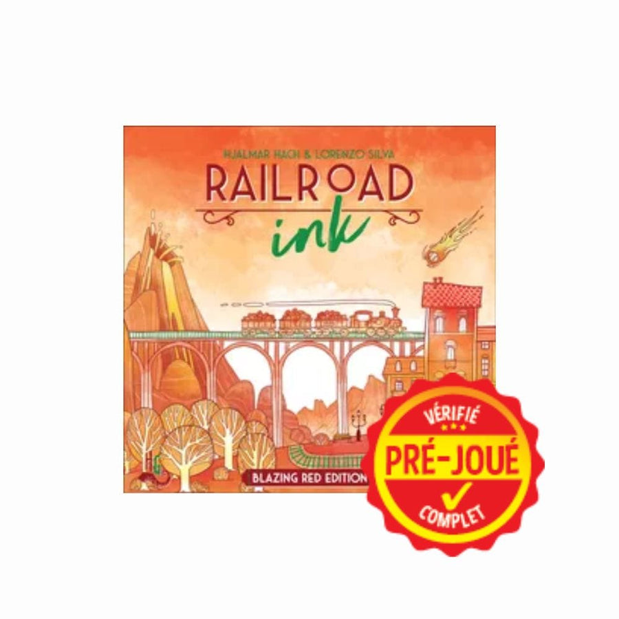 Railroad ink: Blazing Red (pré-joué) (EN) BAZAR - Bazar - Famille