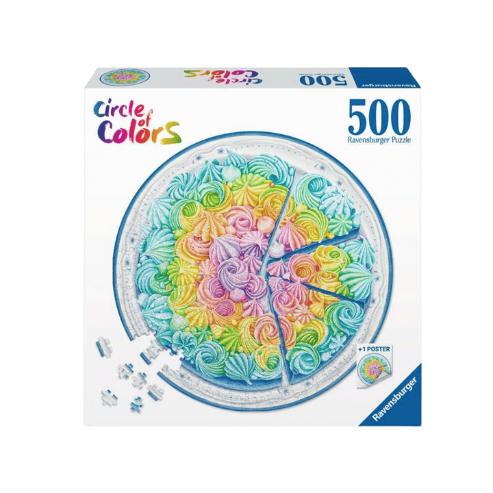 Rainbow Cake pc (500 pc Round) CASSE-TÊTE - 400 - 550 morceaux