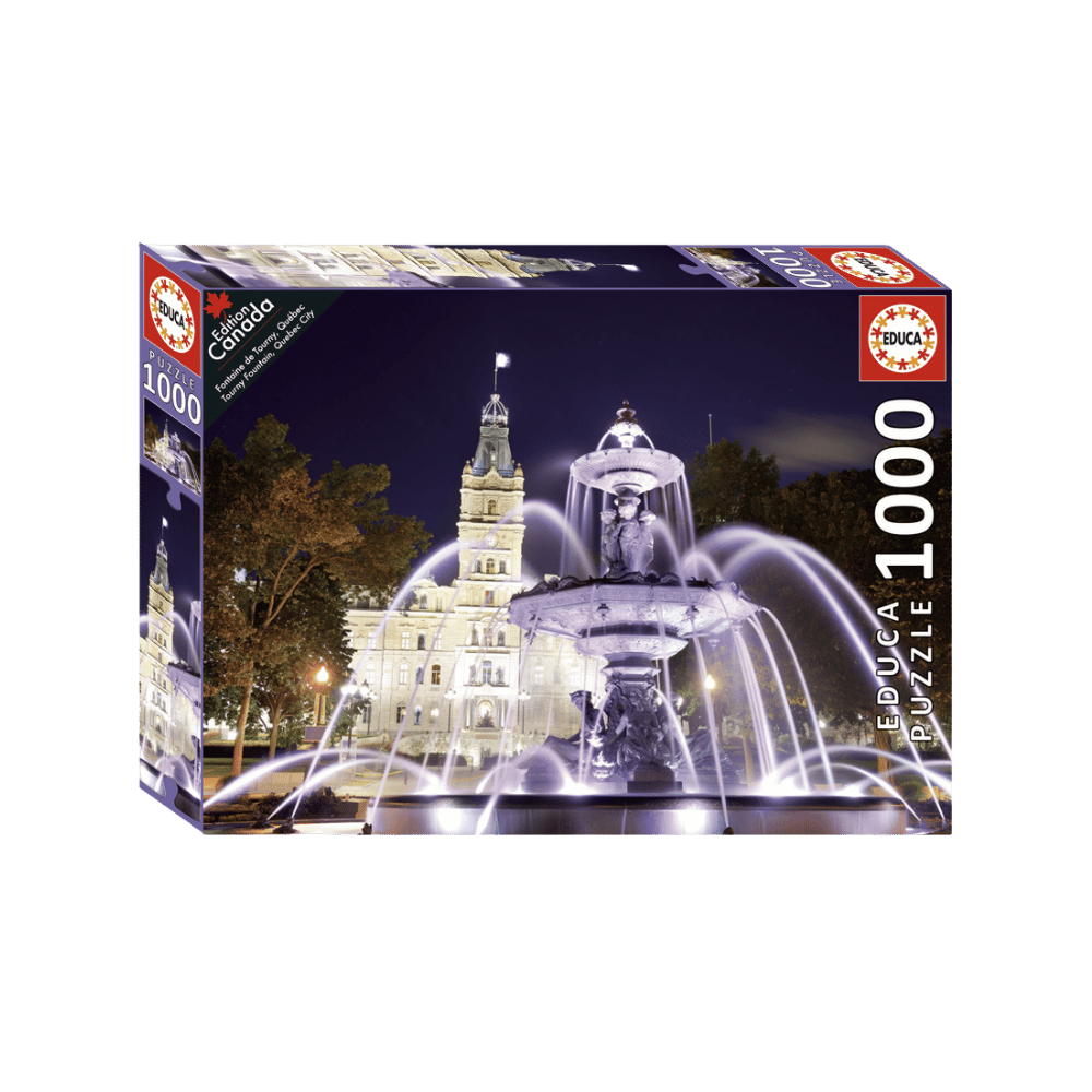 Fontaine de Tourny, Québec | Tourny Fountain, Quebec City Educa Puzzle
