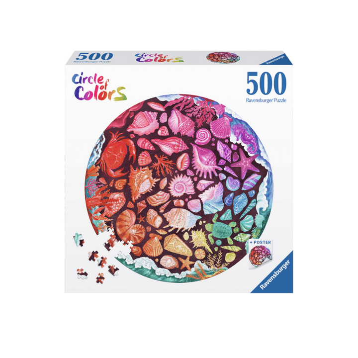 Seashells pc (500 pc Round) CASSE-TÊTE - 400 - 550 morceaux