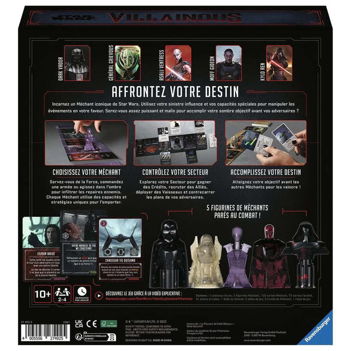 Star Wars Villainous: Le Pouvoir du côté obscur (FR) JEUX - Famille