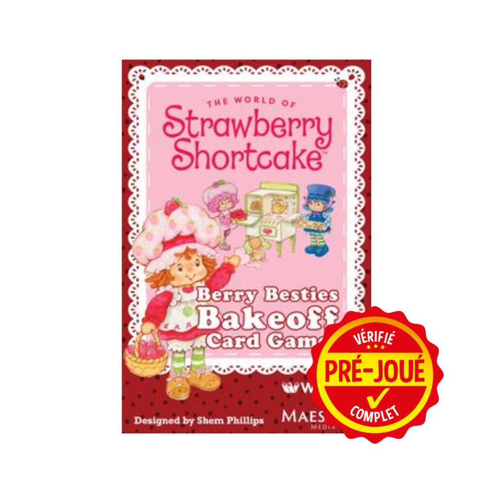 Strawberry shortcake : Berry besties bakeoff card game (pré-joué) (EN) BAZAR - Bazar - Famille
