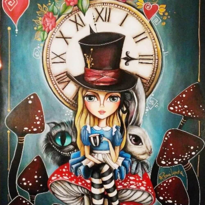 Tea Time with Alice (Puzzle 1000 pcs) CASSE-TÊTE - 1000 morceaux