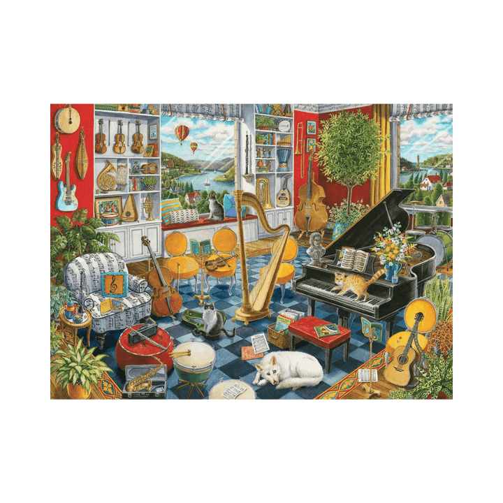 The Music Room (500 pc) CASSE-TÊTE - 400 - 550 morceaux
