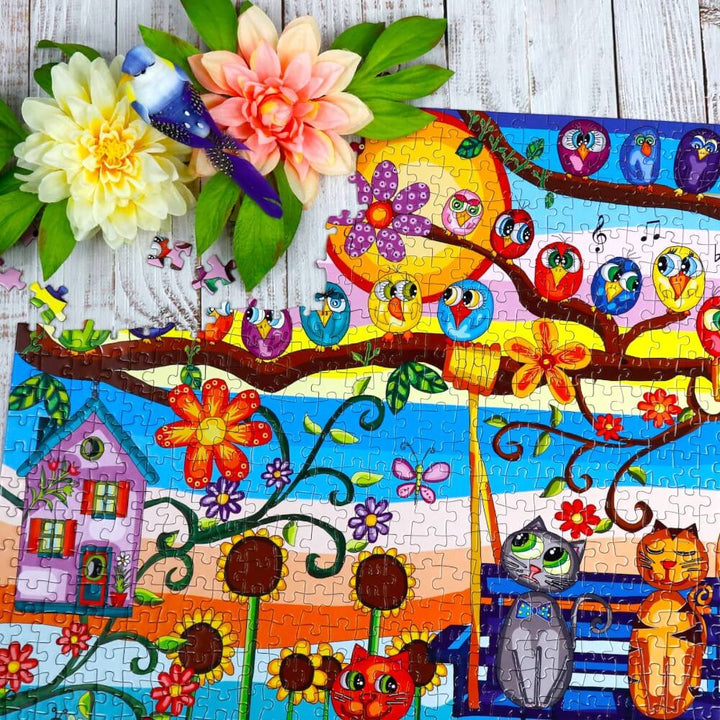 Un Concert miaousical | A Moewsical Concert (Puzzle 1000 pcs) CASSE-TÊTE - 1000 morceaux