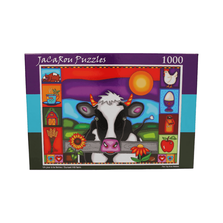 Un jour à la ferme | Sunset Hill Farm (Puzzle 1000 pcs) CASSE-TÊTE - 1000 morceaux