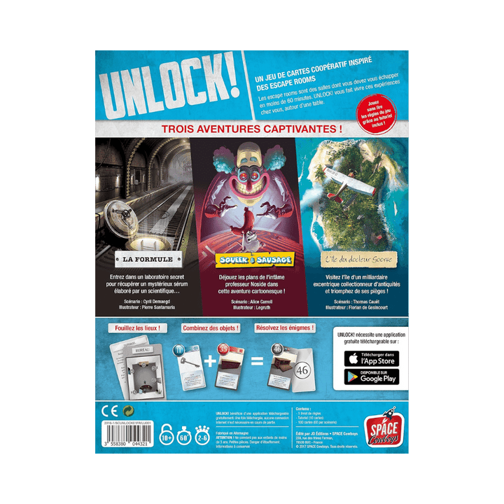 Unlock! 1 Escape Adventures (FR) JEUX - Coopératifs - Unlock