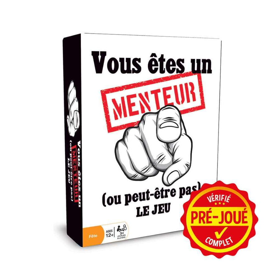 Vous etes un menteur Le Jeu (pré-joué) (FR) BAZAR - Bazar - Ambiance (party)