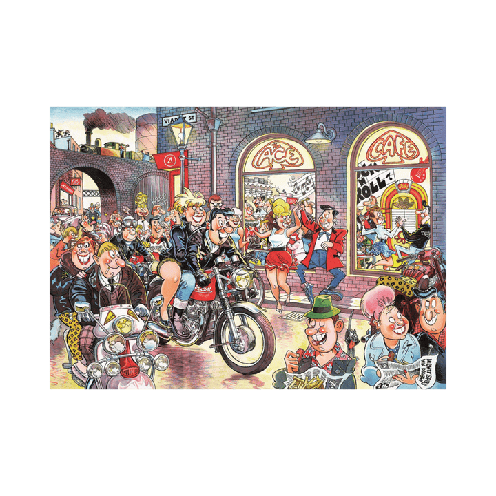 Wasgij - Retro Destiny #7 - Rock Around the Clock (Puzzle 1000 pc) CASSE-TÊTE - 1000 morceaux