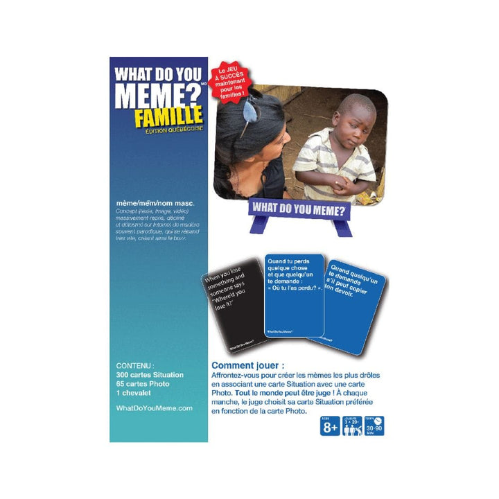 What Do You Meme ? Famille - Édition Québécoise (FR) JEUX - Ambiance-Party
