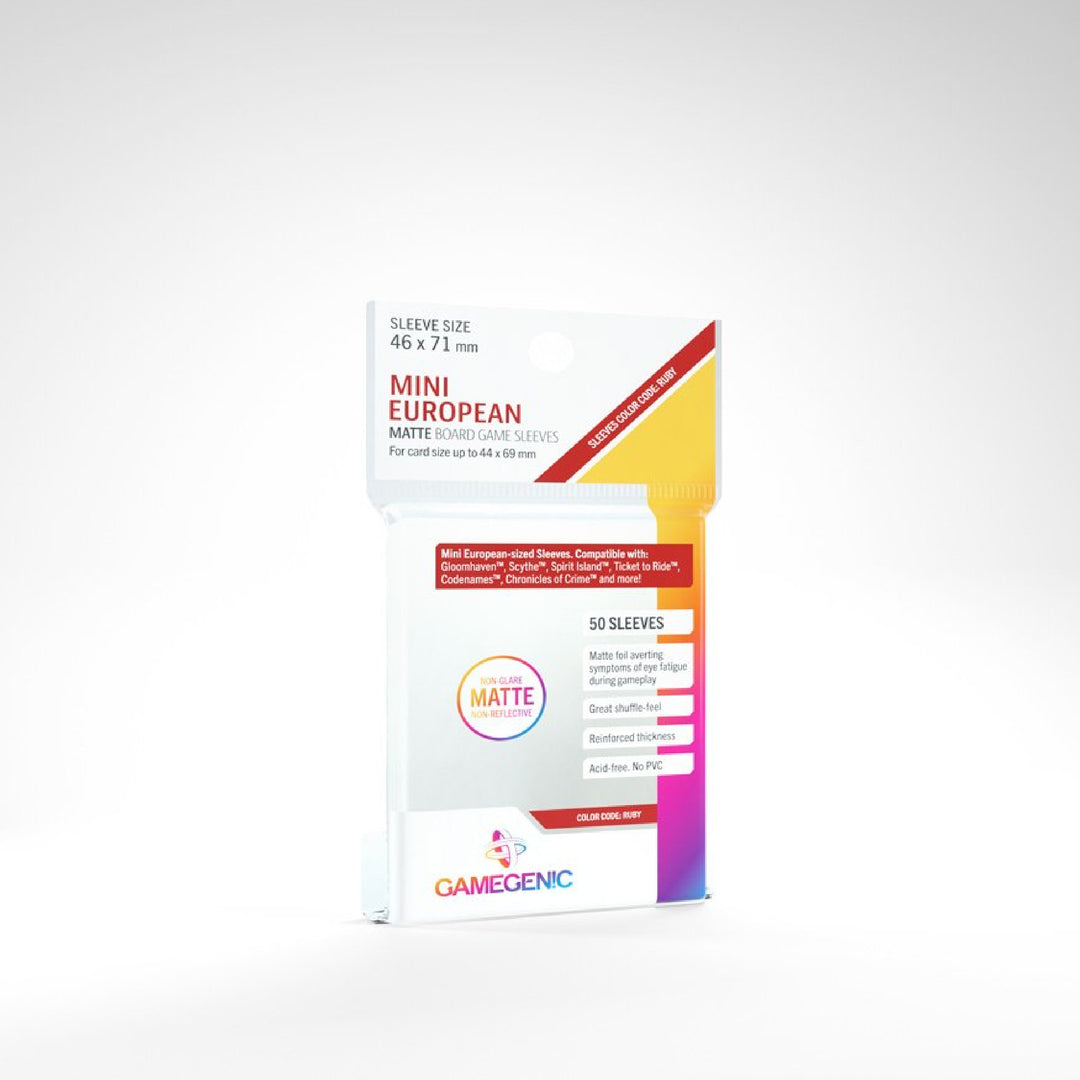 Sleeves: Matte Mini European Sized 46mm x 71mm - Achat en ligne protège-cartes