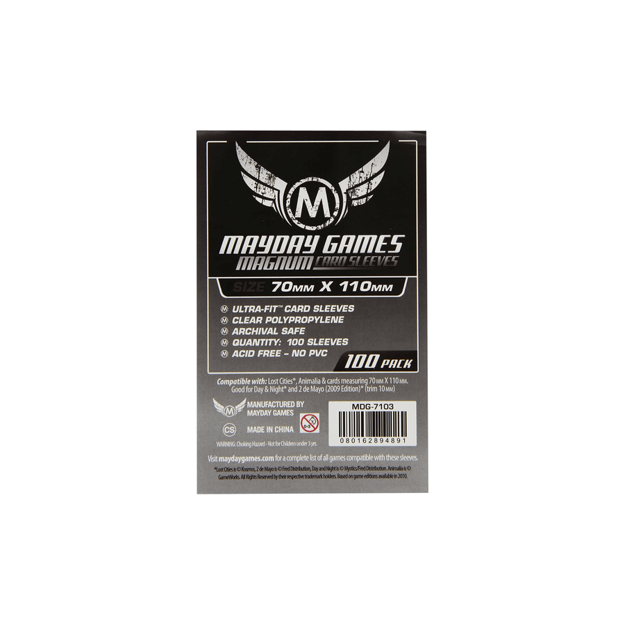 Sleeves: Magnum Silver 70x110mm (100) Cartables et portfolios - Sleeves