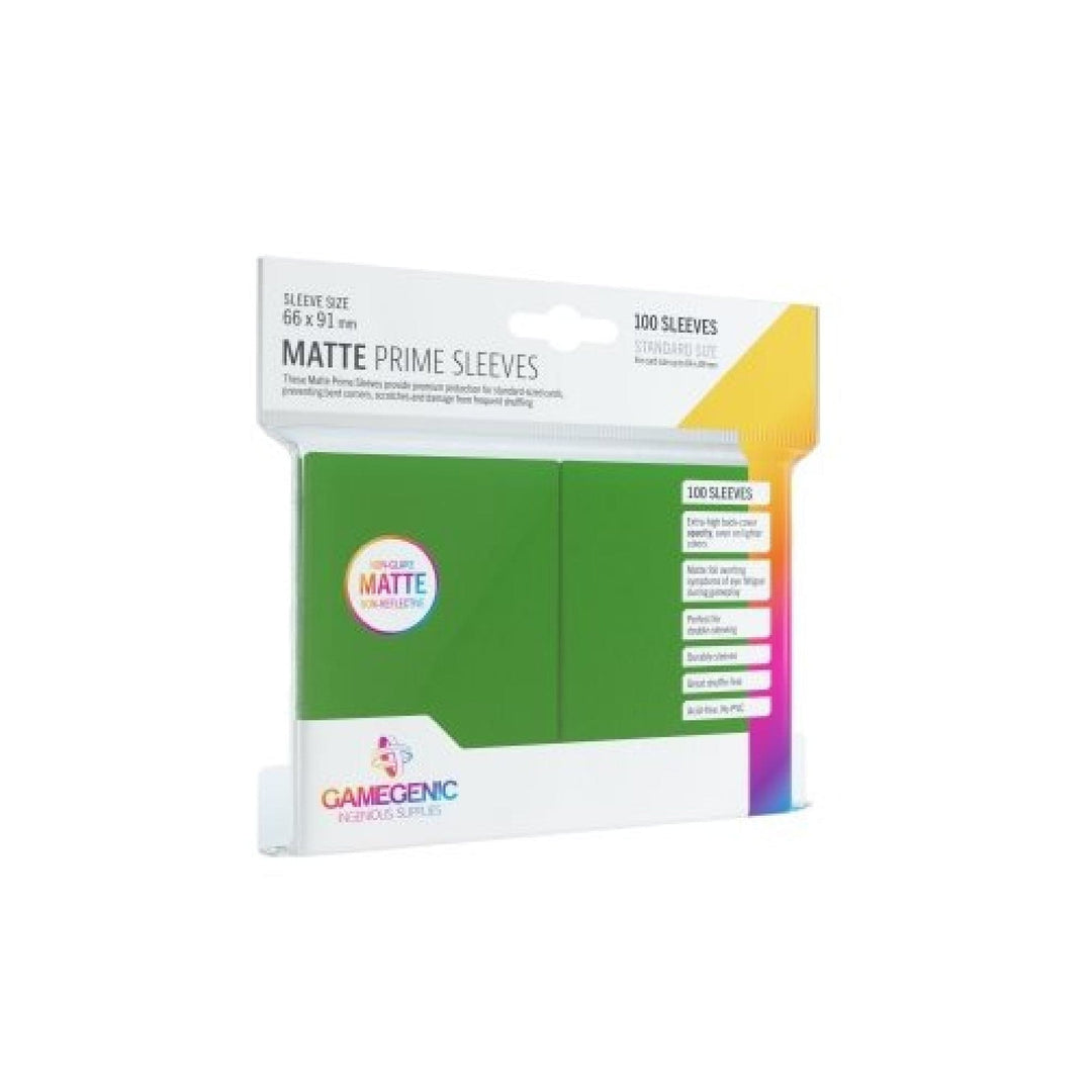 Sleeves: Matte Prime Green 66x91mm (100) Cartables et portfolios - Sleeves