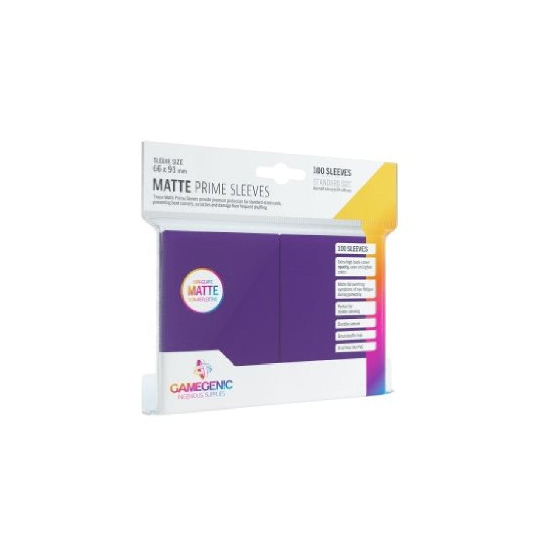 Sleeves: Matte Prime Purple 66x91 mm (100) Cartables et portfolios - Sleeves