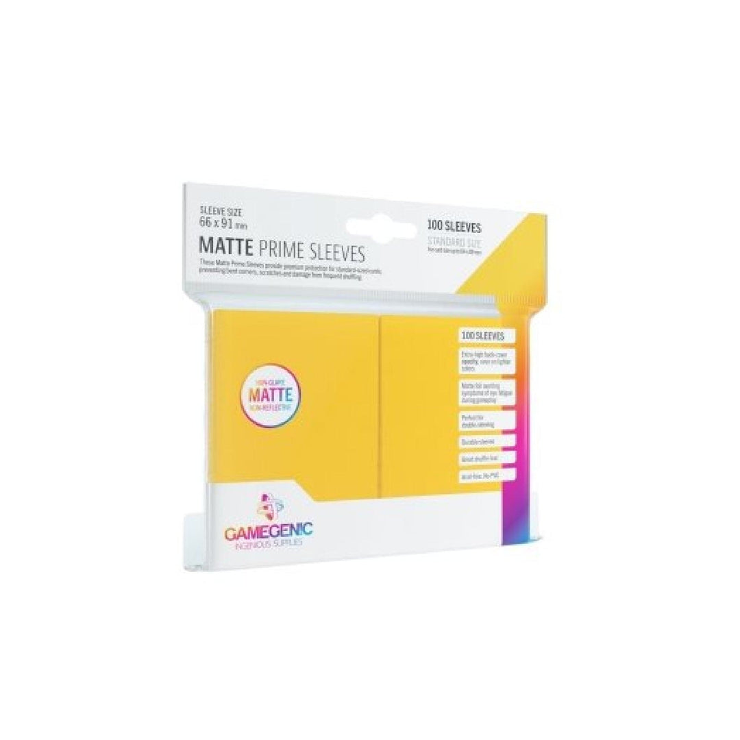 Sleeves: Matte Prime Yellow 66x91mm (100) Cartables et portfolios - Sleeves