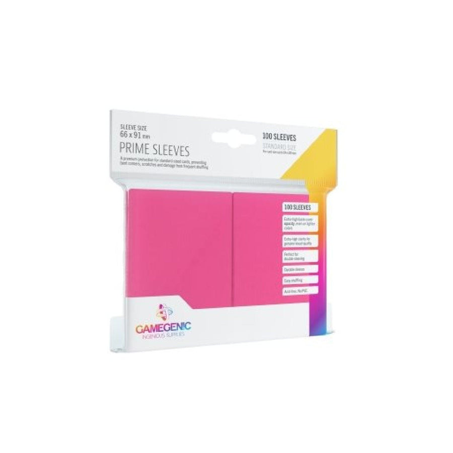 Sleeves: Prime Pink 66x91mm (100) Cartables et portfolios - Sleeves