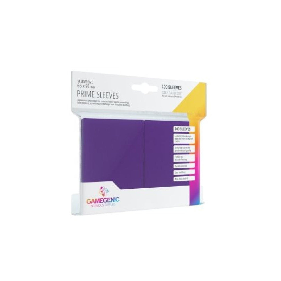 Sleeves: Prime Purple 66x91mm (100) Cartables et portfolios - Sleeves