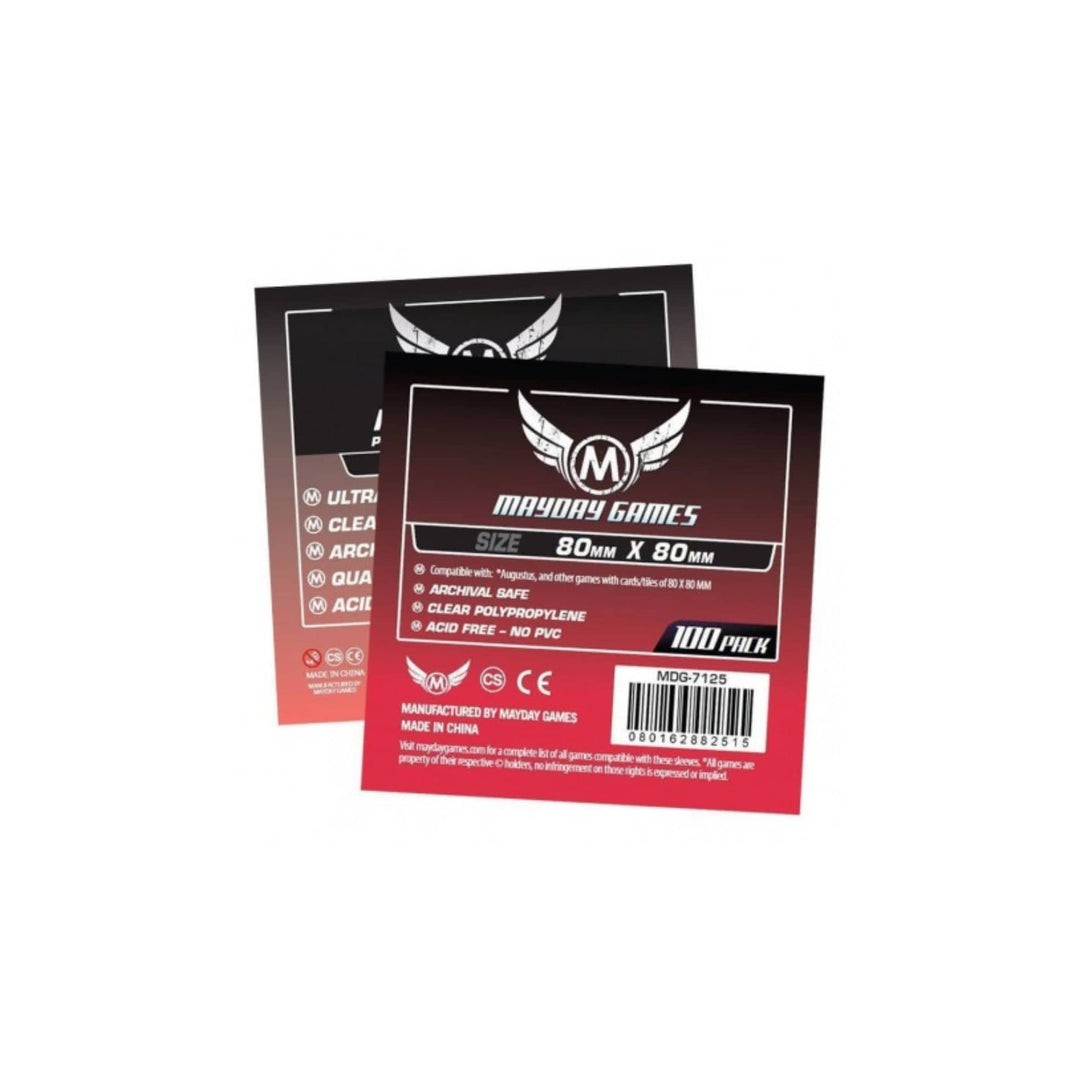 Sleeves: Square 80mm x 80mm (100) Cartables et portfolios - Sleeves