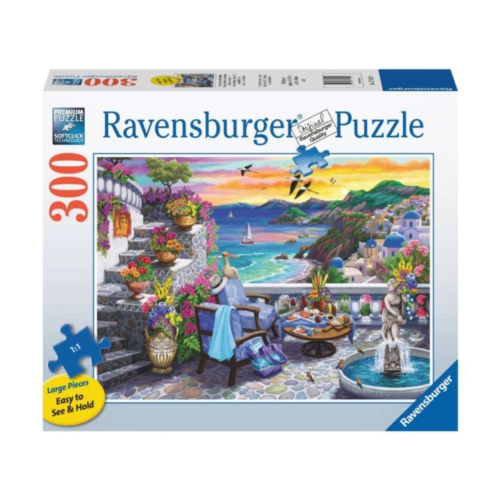 Puzzle 300: Santorini Sunset CASSE-TÊTE - 300 - 375 morceaux