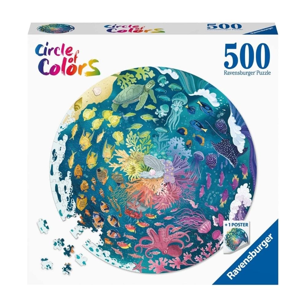 Ocean 500 pc Round Puzzle CASSE-TÊTE - 400 - 550 morceaux