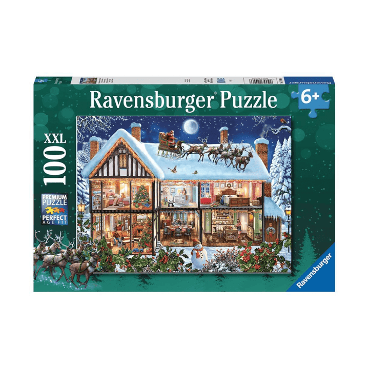Puzzle XXL 100: Christmas at Home CASSE-TÊTE - Casse-tête Noël