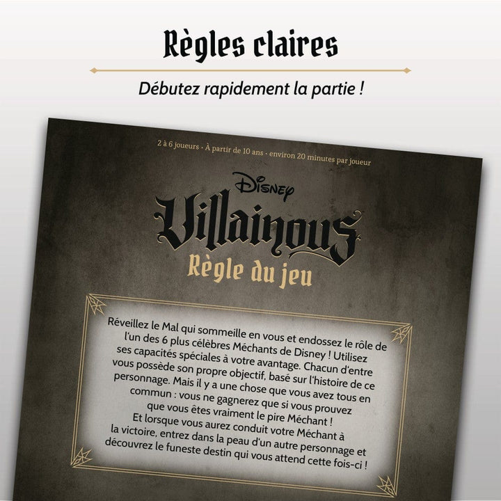Disney Villainous: Quel méchant sommeille en vous? (FR) JEUX - Stratégie - Stratégie léger