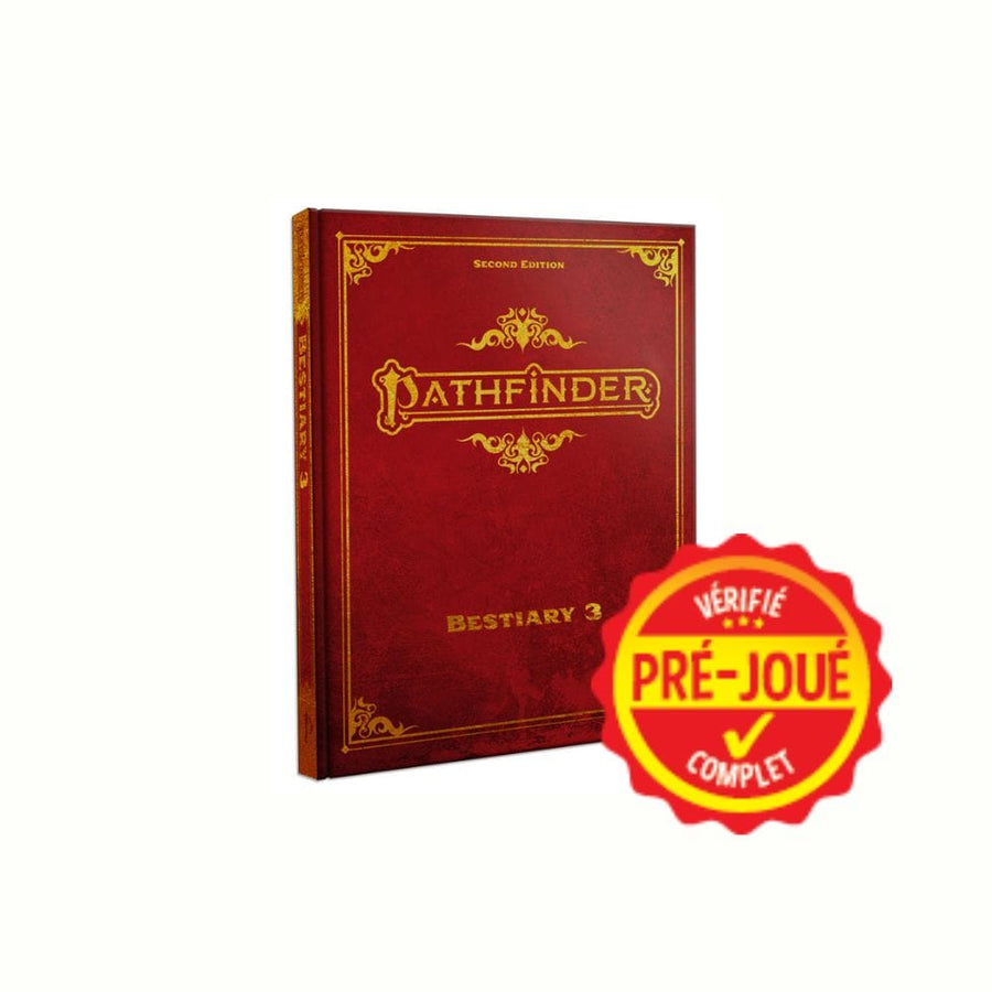 Pathfinder 2nd edition Bestiary 3 (special edition) (pré-joué) (EN) BAZAR