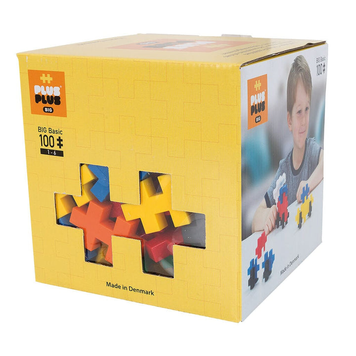 Plus Plus - BIG Basic - 100 pièces PASSE-TEMPS - Jouets - Jouets Construction