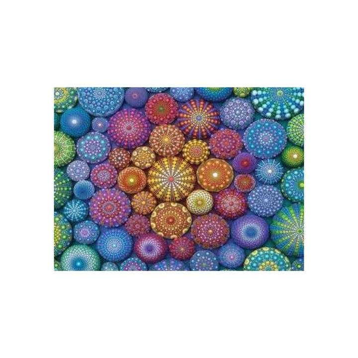 Puzzle 2000: Radiating Rainbow Mandalas CASSE-TÊTE - 2000 morceaux