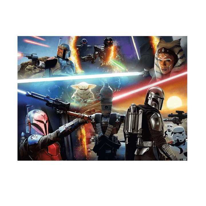 Puzzle 300: The Mandalorian: Crossfire CASSE-TÊTE - 300 - 375 morceaux