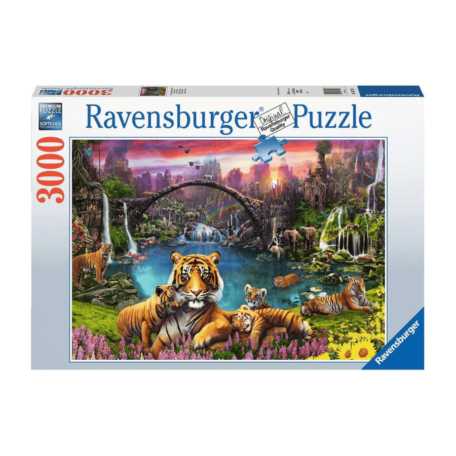 Puzzle 3000: Tigers in Paradise CASSE-TÊTE - 3000 morceaux