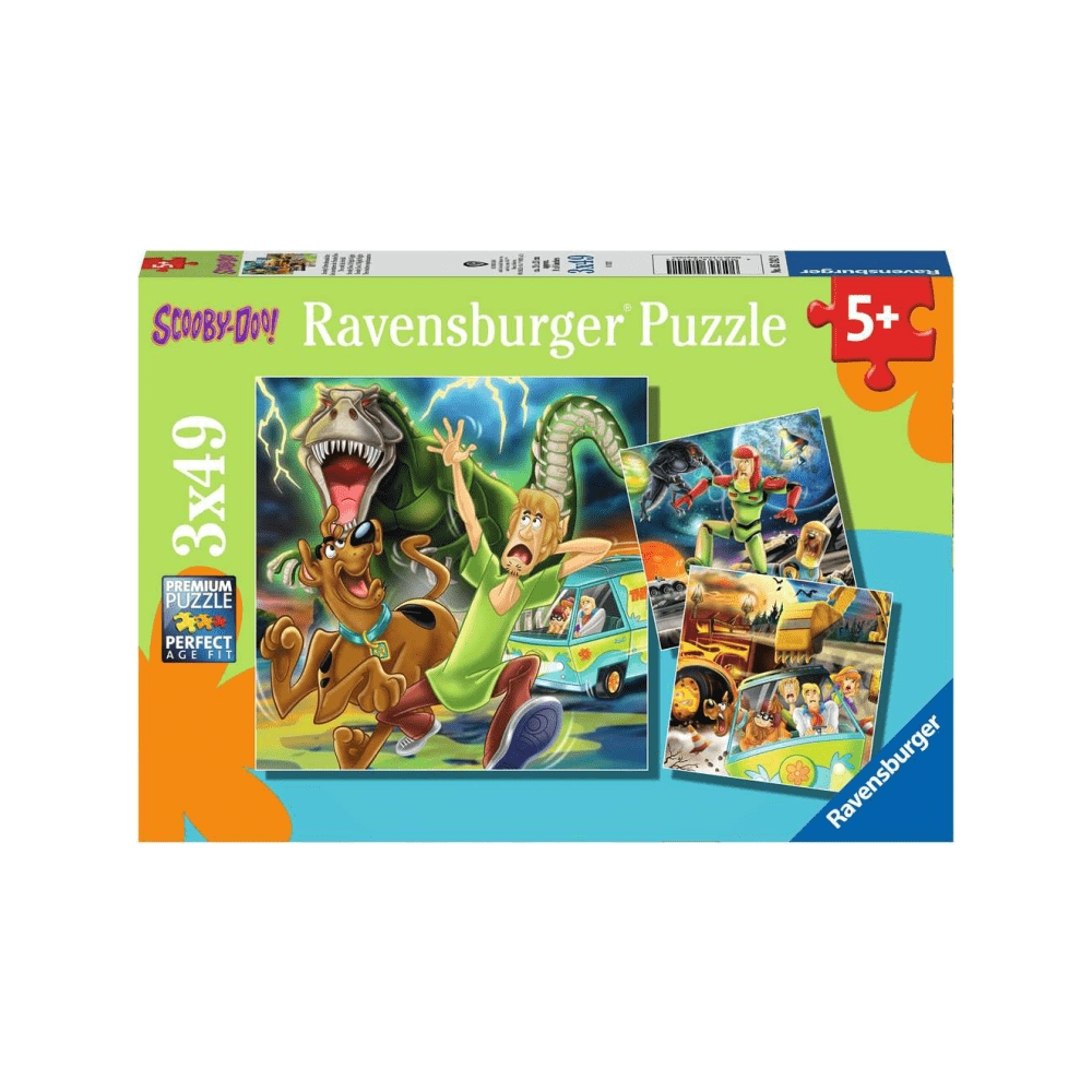 Puzzle 3x49: Scooby Doo: 3 Night Fright CASSE-TĂTE - 100 - 150 morceaux