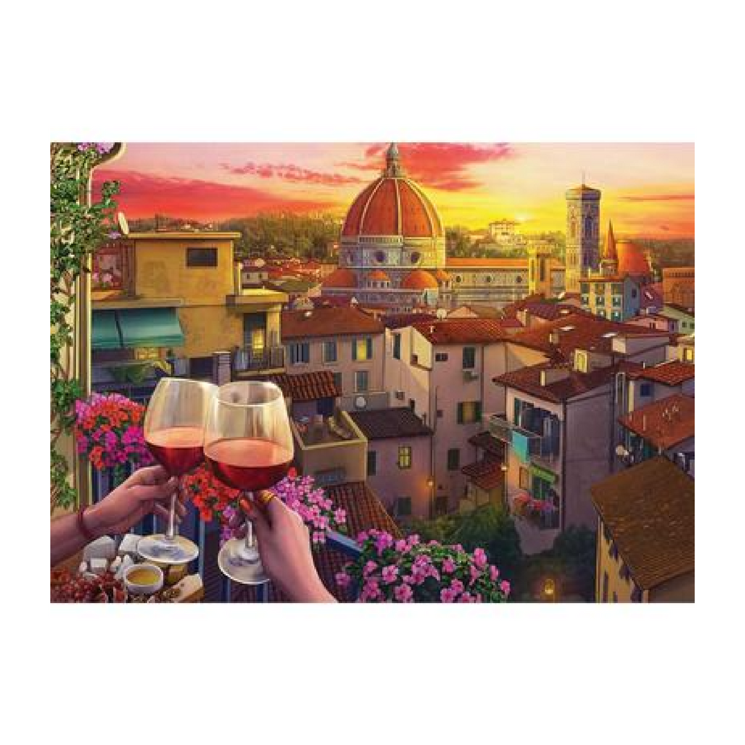 Puzzle 500: Cozy Wine Terrace CASSE-TÊTE - 400 - 550 morceaux