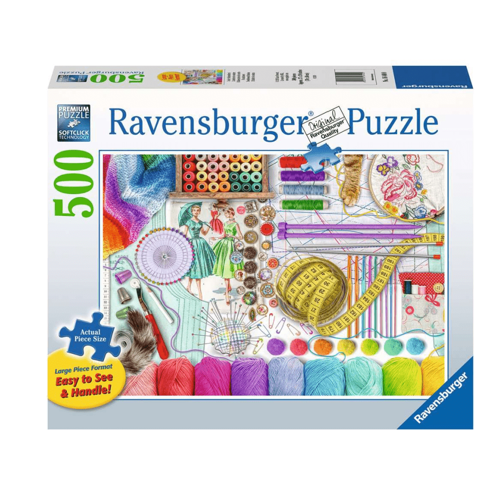 Puzzle 500: Needlework Station CASSE-TÊTE - 400 - 550 morceaux