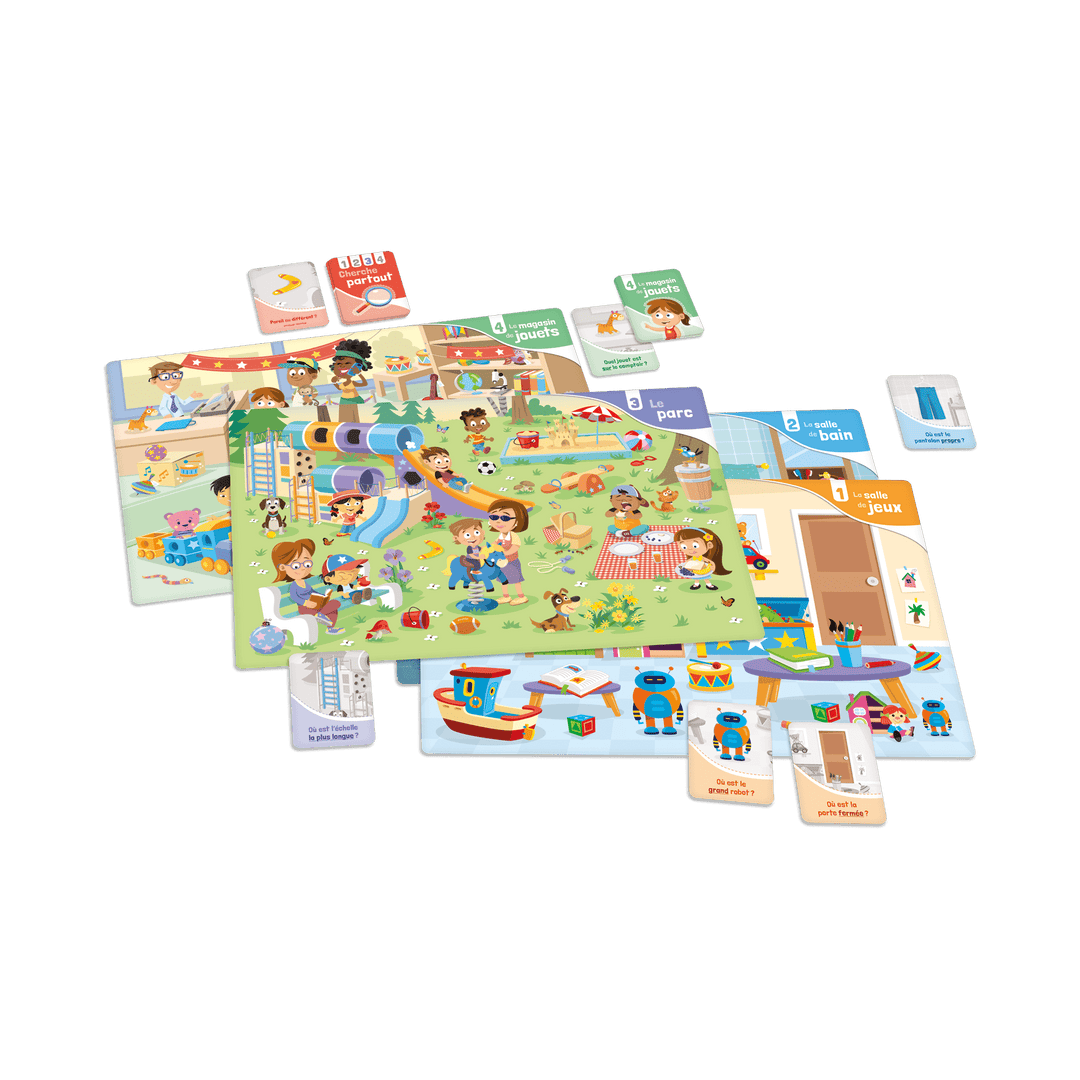 Qui cherche quoi, où, comment? (FR) JEUX - Éducatif