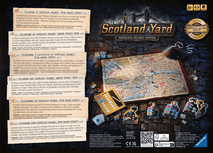 Scotland Yard: Sherlock Holmes Edition (ML) JEUX - Détective & évasion