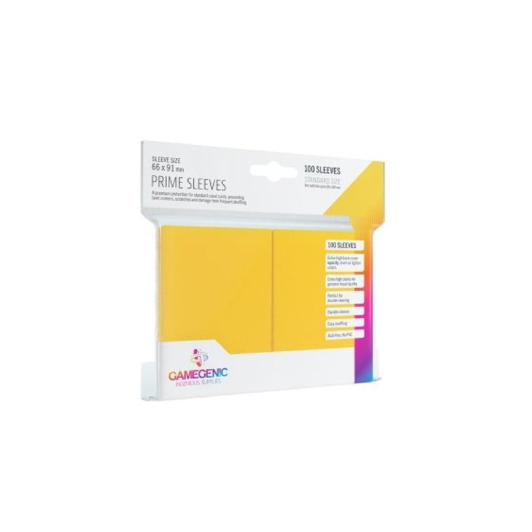 Sleeves: Prime Yellow 66x91mm (100) Cartables et portfolios - Sleeves