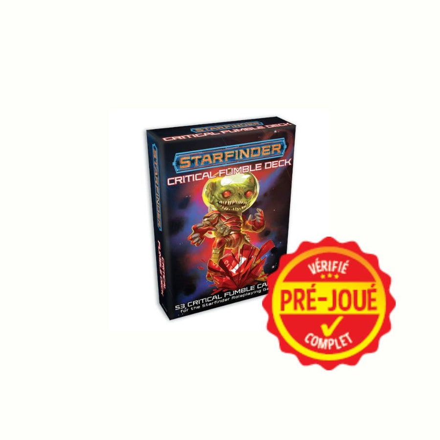 Starfinder: Critical Fumble Deck (pré-joué) (EN) BAZAR