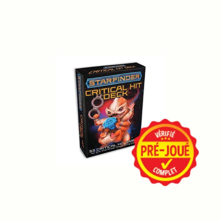 Starfinder: Critical Hit Deck (pré-joué) (EN) BAZAR