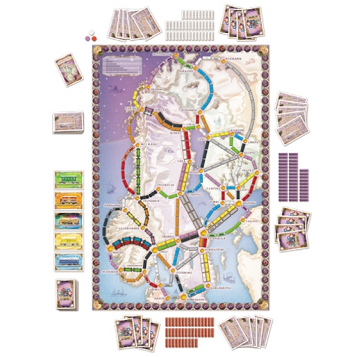 Ticket to Ride: Nordic Countries (EN) JEUX - Famille