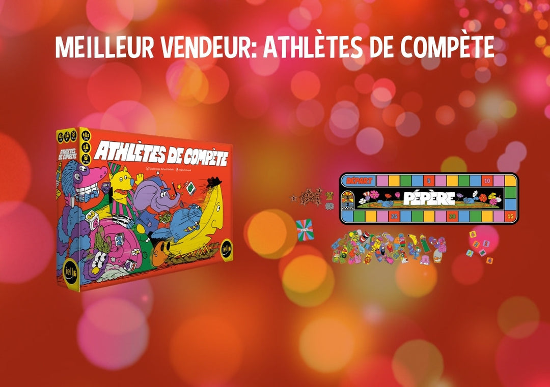 Meilleur vendeur: Athlètes de compète, la boîte et le contenu du jeu de course