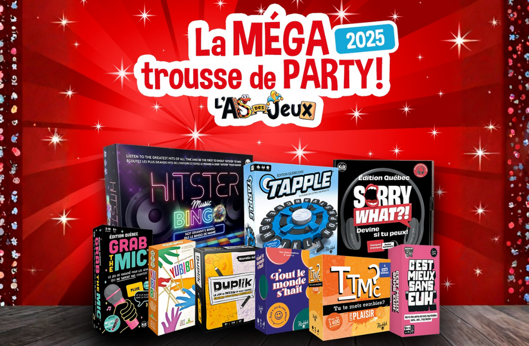 La Méga Trousse de Party L'As des jeux 2025