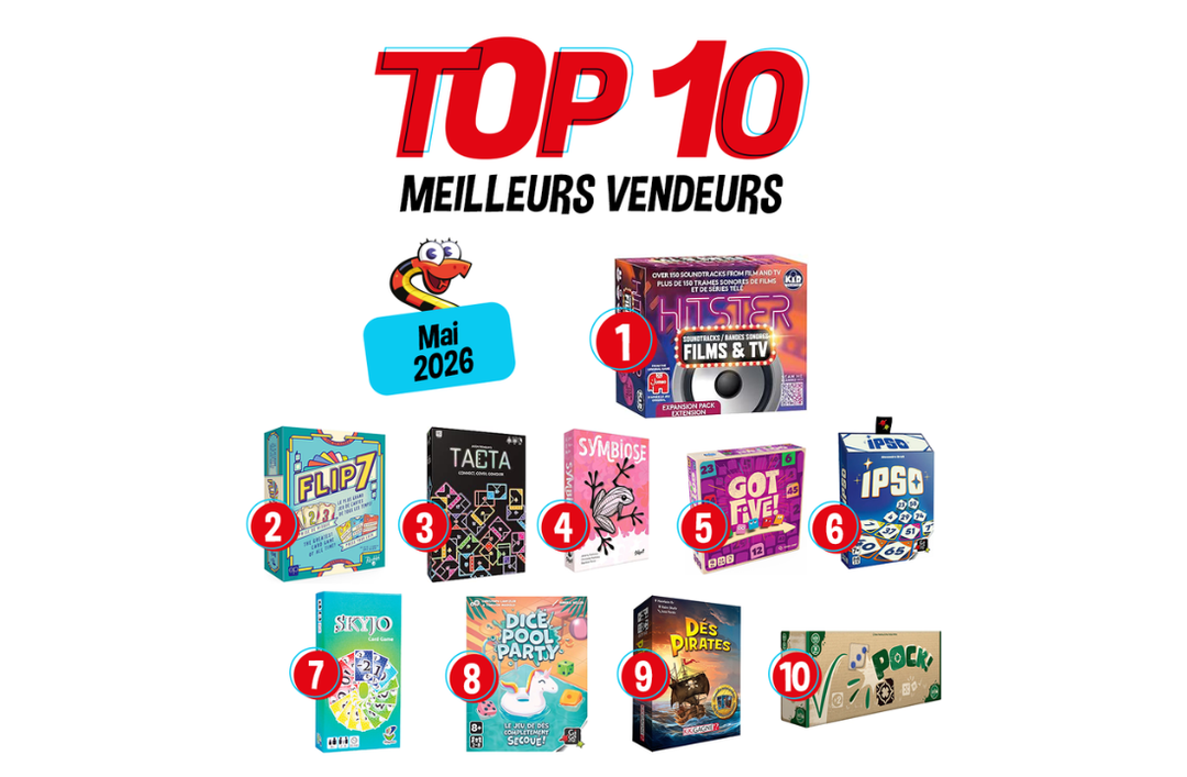 Top 10 des meilleurs vendeurs – Mai 2026