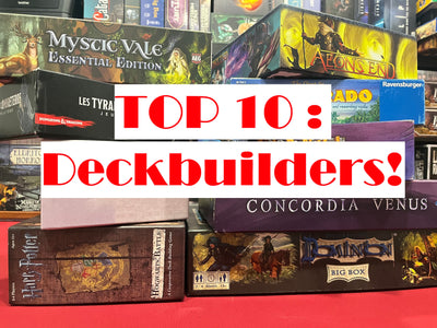 <b>TOP 10:</b> <b><i>Deckbuilders</i></b> <b>(deck development games)</b>