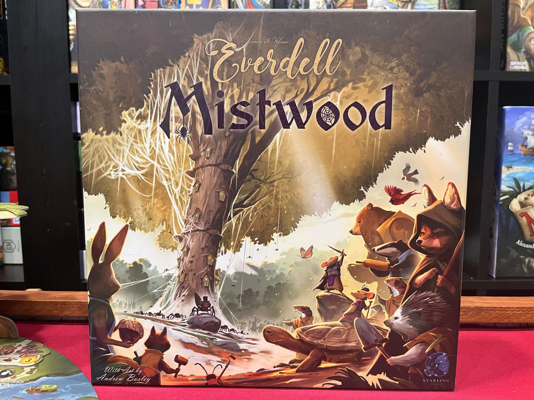 Mistwood: Tragique, cette toute petite tarentule qui tisse sa terrible toile sur mon tableau…