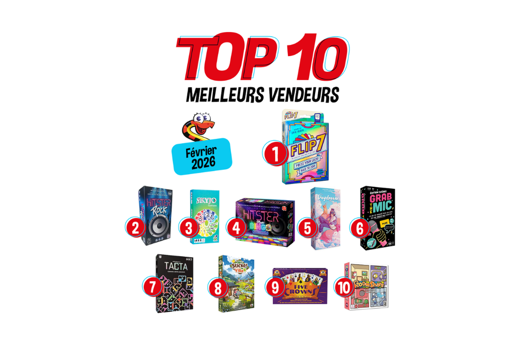 Top 10 des meilleurs vendeurs – Février 2026