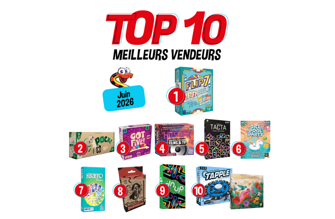 Top 10 des meilleurs vendeurs – Juin 2026