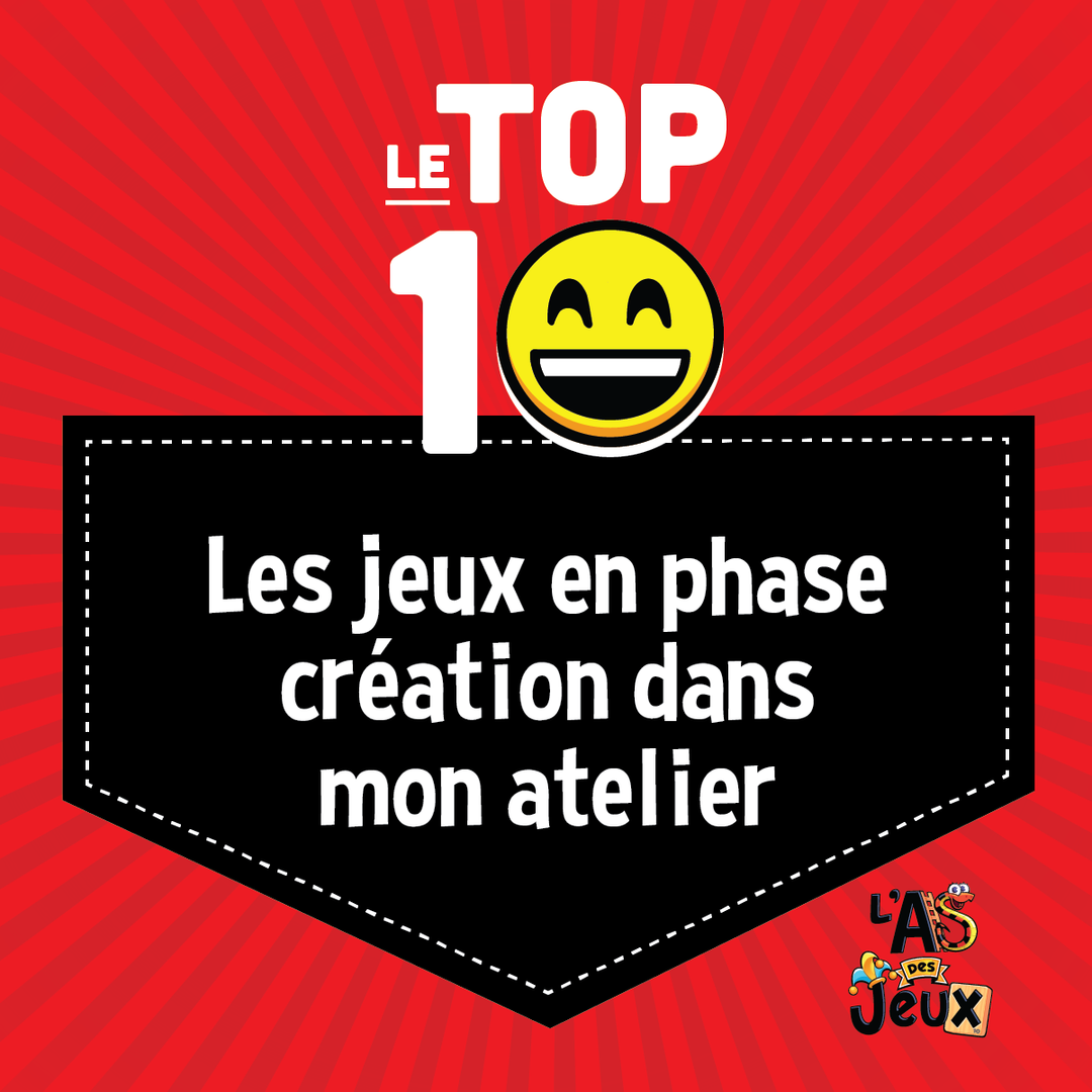 Top 10: Les jeux en phase création dans mon atelier