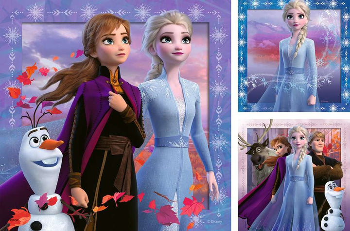 Puzzle Ravensburger Disney Frozen: Le voyage commence 3 x 49