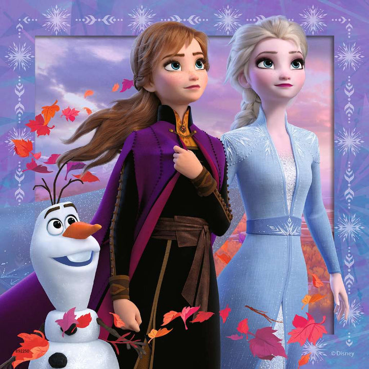 Puzzle Ravensburger Disney Frozen: Le voyage commence 3 x 49